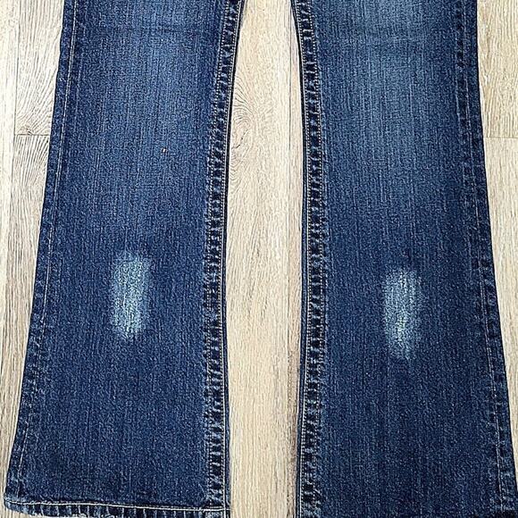 SEVEN7 Premium Denim Distressed Flare Leg Jeans 30 - Picture 9 of 10
